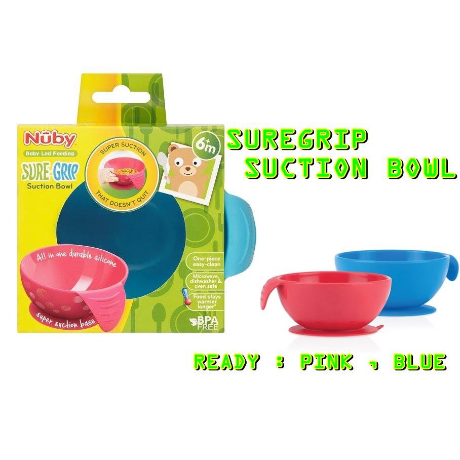 NUBY MANGKOK ANAK SUREGRIP SUCTION BOWL