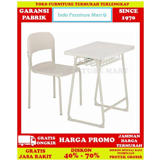 Kursi Sekolah Kuliah Belajar Study Chair Chitose Keiko Plus KursiSaja