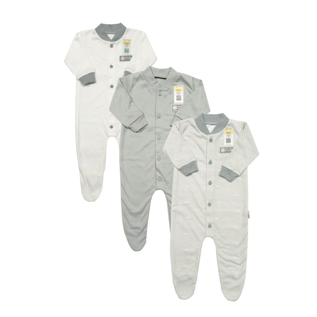 1 PCS FLUFFY Sleepsuit Jumper Panjang kodok bayi