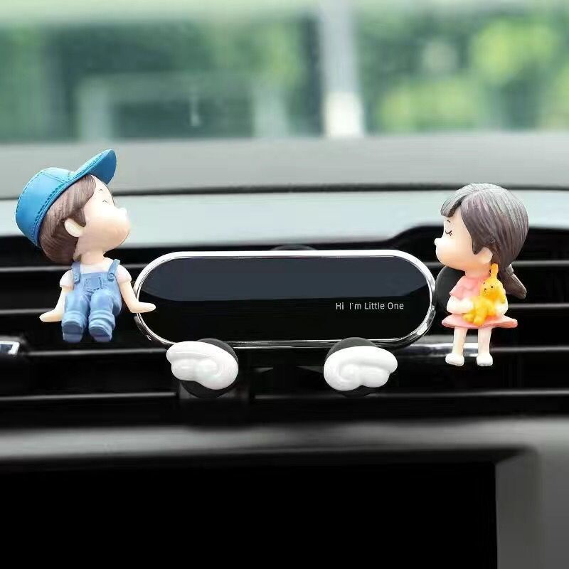 Car mobile phone holder Air outlet snap-on Multifungsi Dudukan Ponsel Navigasi Handphone stand Fixed snap-on mobile phone holder