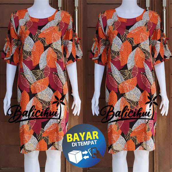 Balicihui Dress Ayako Dress Wanita Dress Bali Dress Pendek Dress Kasual