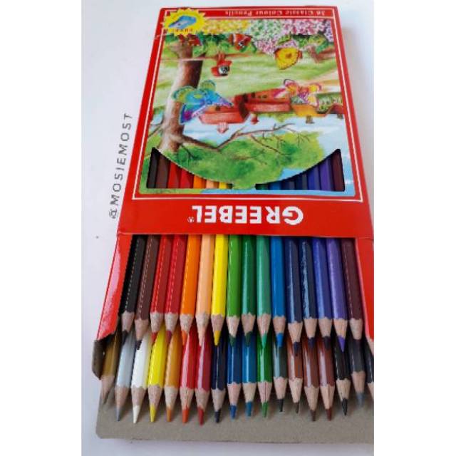  Pensil  Warna  Classic Greebel isi 36 Shopee Indonesia