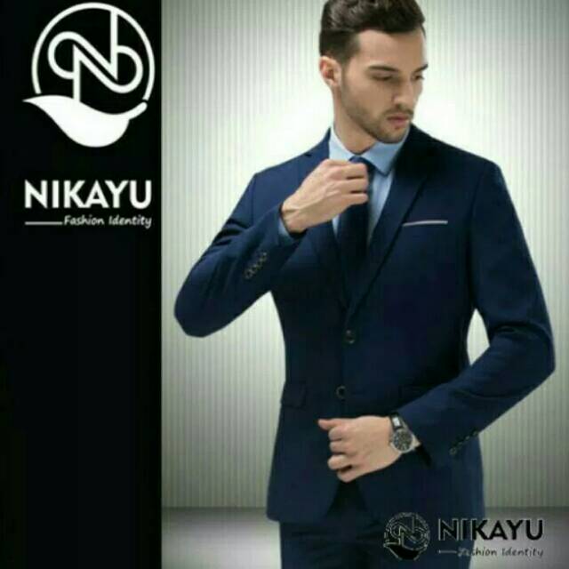 JAS PRIA SLIMFIT FORMAL WISUDA WEDDING / JAZ SLIMFT NIKAYU / BLAZER NIKAYU / JAS SLIMFIT NIKAYU