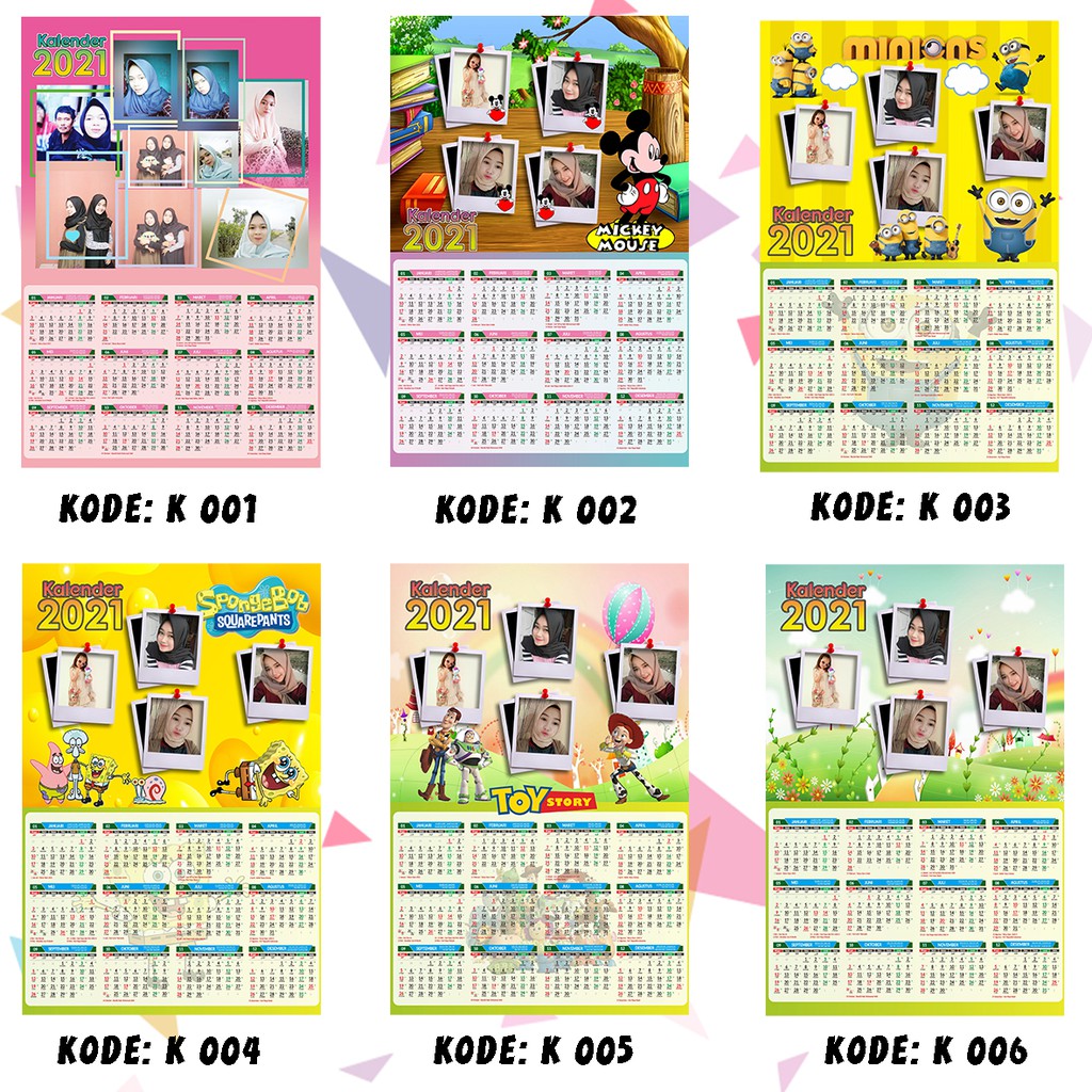 

kalender custom 2021 (dinding dan meja)