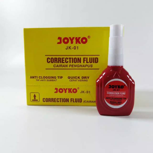 

Tip- Ex Joyko JK-01 Correction Fluid per Pcs