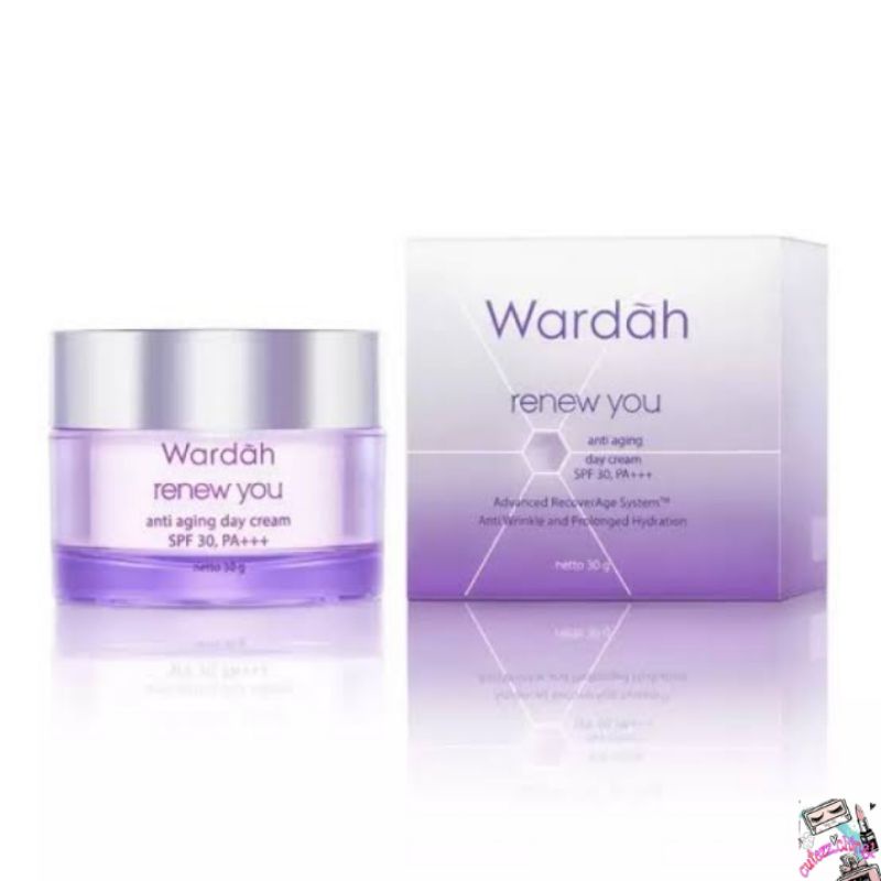 ☃Cutezz_Ching1☃Wardah Renew You Anti Aging Day Cream 30g