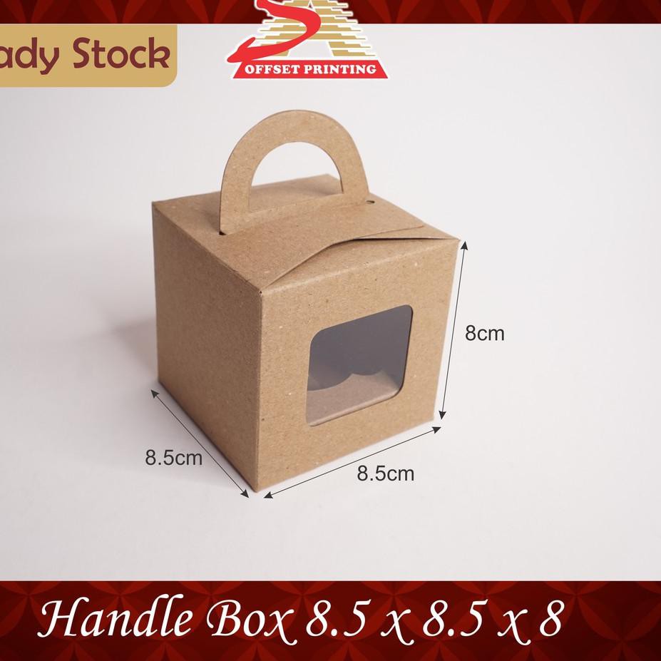 

❤L3P Handle Box/Cupcake Box isi 1/ 8.5 x 8.5 x 8 ❤I1