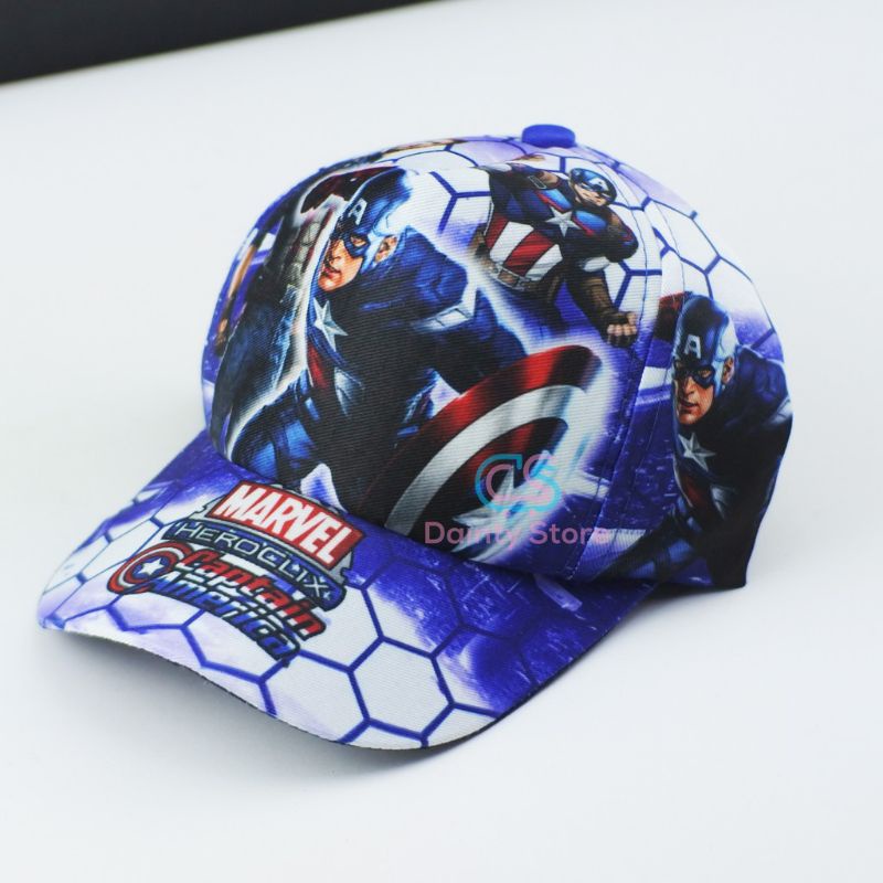 TOPI ANAK TERBARU KARAKTER FREE FIRE SPIDERMAN CAPTAIN AMERIKA BOBOIBOY