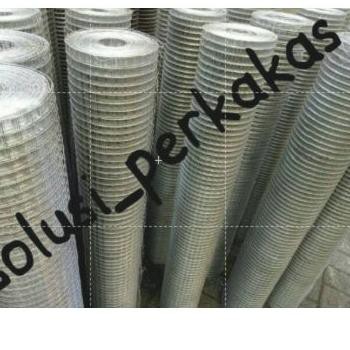 ☋ Kawat Loket Putih / Kawat Loket Galvanis / KANDANG AYAM / WIREMESH - 1CM ★