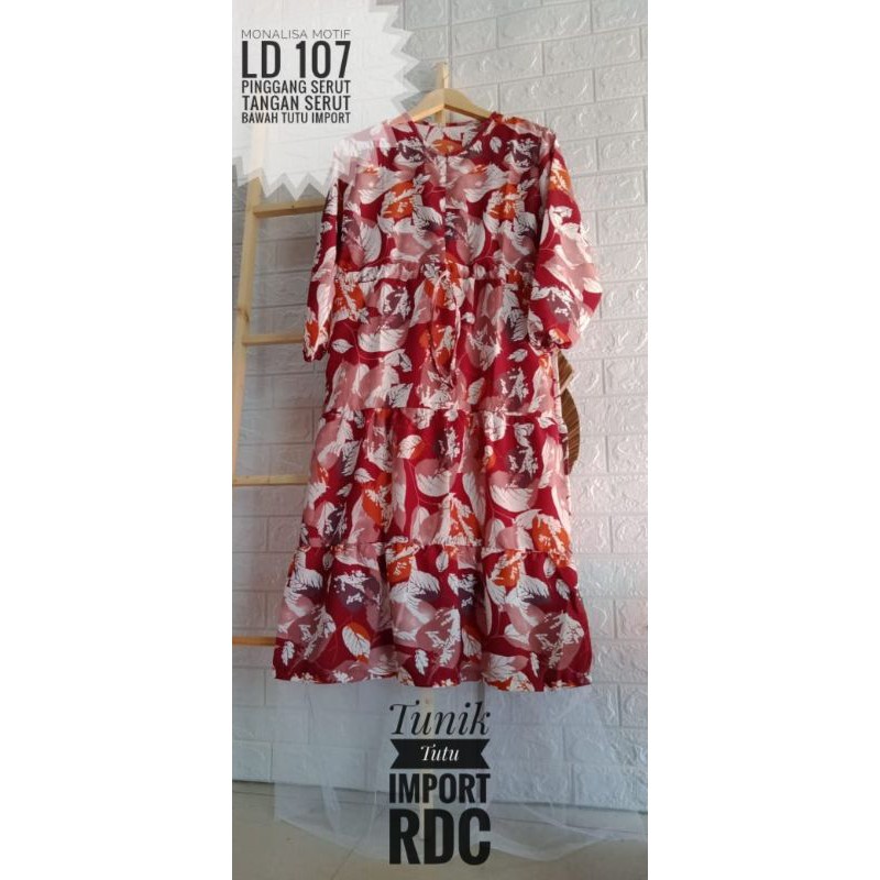 TUNIK IMPORT TUTU MAROON