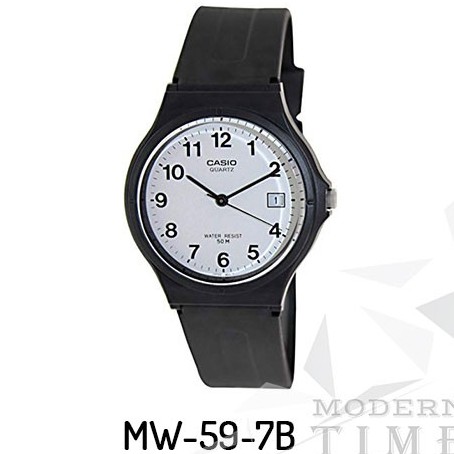 Casio Original MW-59 Series (Unisex - Analog - Karet)