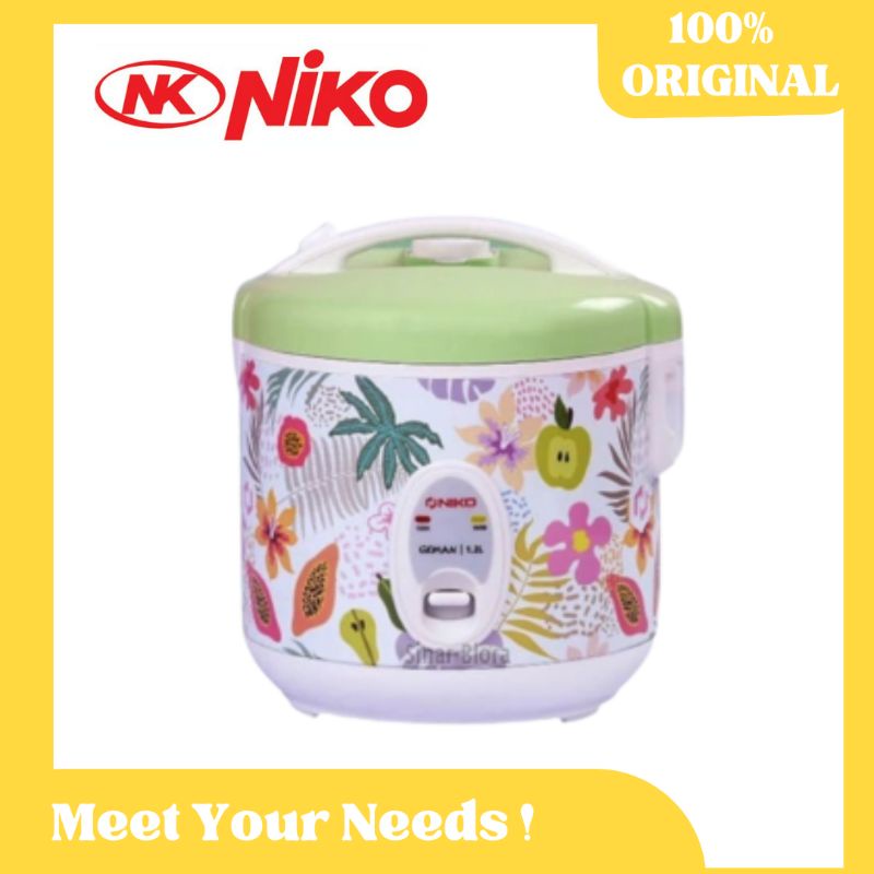 Jual Rice Cooker Niko Gohan Tropical 1,2 LITER Shopee Indonesia