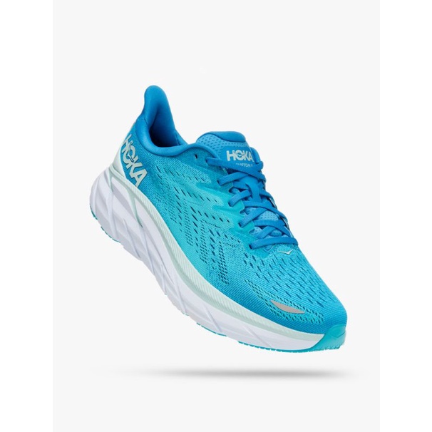 SEPATU LARI PRIA HOKA ONE ONE CLIFTON 8 IBIZA BLUE ORIGINAL