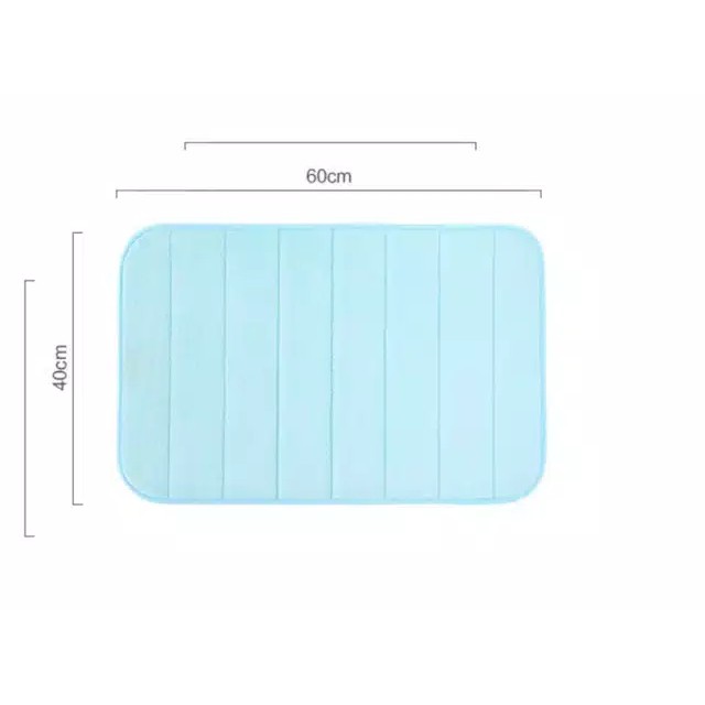 Keset Kaki MEMORY FOAM Anti Slip 40x60cm - PR0168