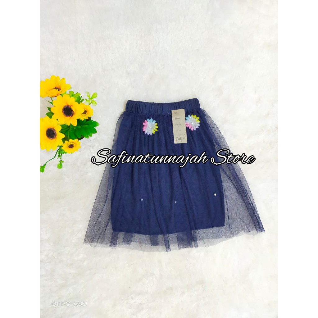 Rok Tutu Anak Mutiara Usia 2-4 Tahun Variasi Bunga-Bunga//Rok Tutu Anak Mutiara//Fashion Anak