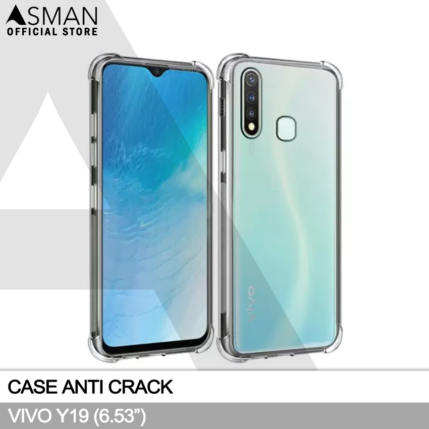 Anti Crack VIVO Y19 (6.53&quot;) | Soft Case Anti Bentur - Bening