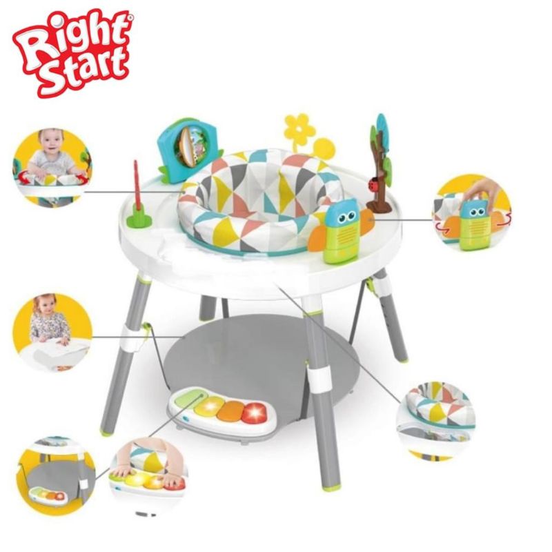 Right Start Grow With Me 3 Stage Activity Center Jumper Activity Table Baby Anak Bayi