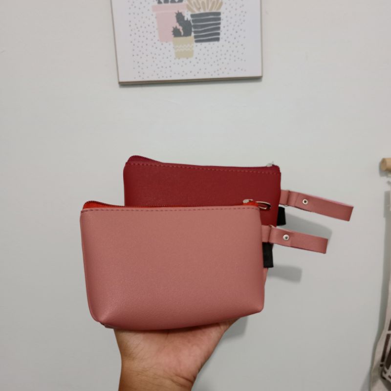 Dompet Koin Wanita Kulit Simple Dompet Koin Balequ