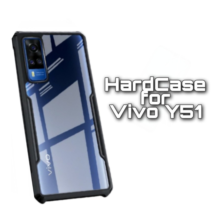 Hard Case VIVO Y51A  / Y51 Premium Hard Case Shockproof Armor Transparant