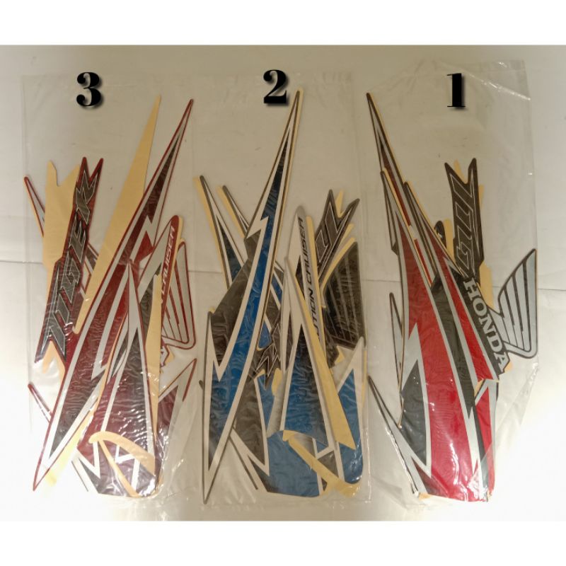 Striping stiker Honda Tiger Revo 2012