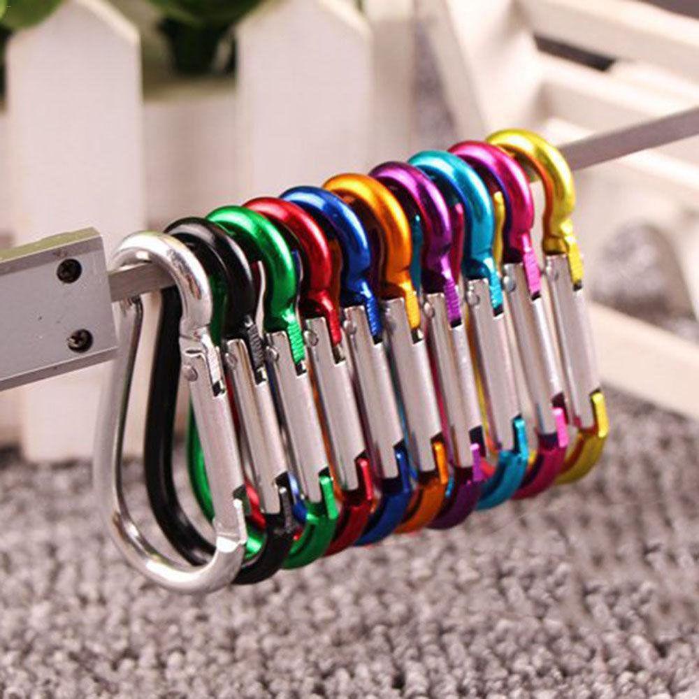 Lanfy Carabiner 10pcs Gesper Camping Bentuk Labu Panjat