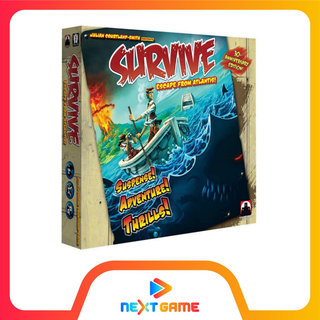 Survive Escape From Atlantis 30th Anniversary Edition Board Game