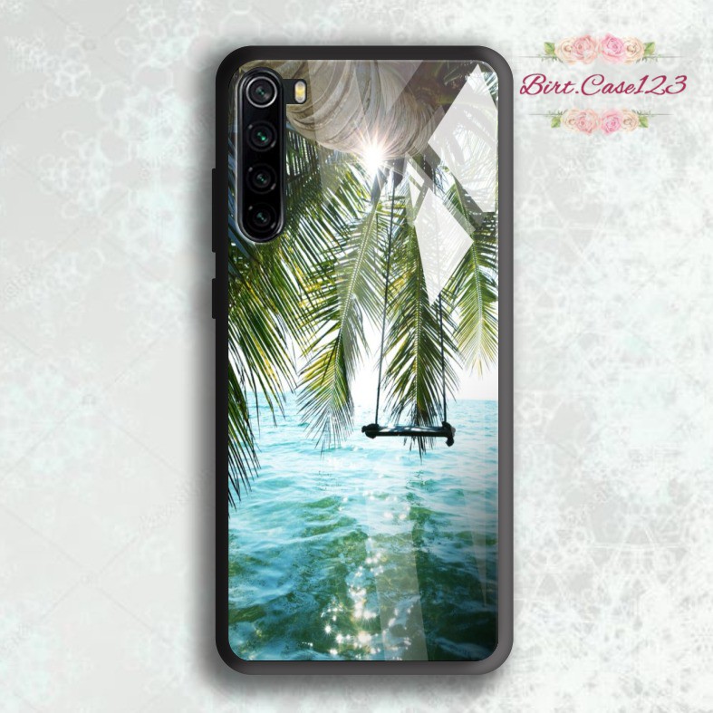 Case casing silikon softcase gambar Summer tropical back case glass oppo a3s a31 a7 f9 a5s a71 etc