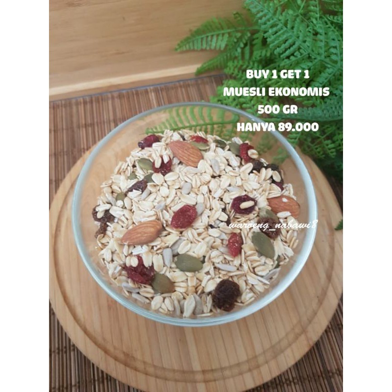 

Muesli Oat buy 1 get 1 Free Super food (500 gr 2 pc)