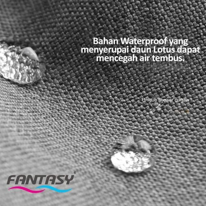 (SaleJualDijual) Crystal Polyester Tirai Kamar Mandi New Bamboo Gorden Shower Curtain