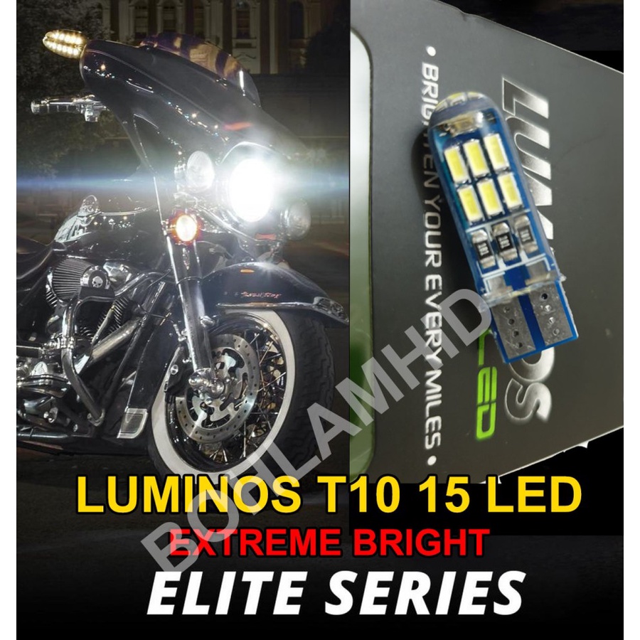 Lampu LED Senja SCOOPY FI LUMINOS T10 15 LED Kota / Kecil