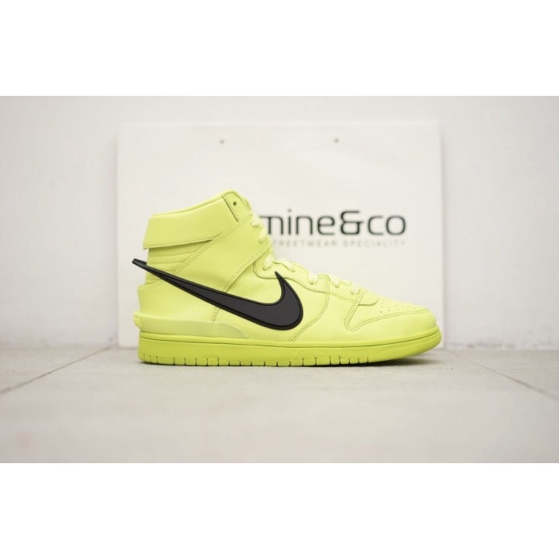 Nike Dunk High x Ambush Flash Lime
