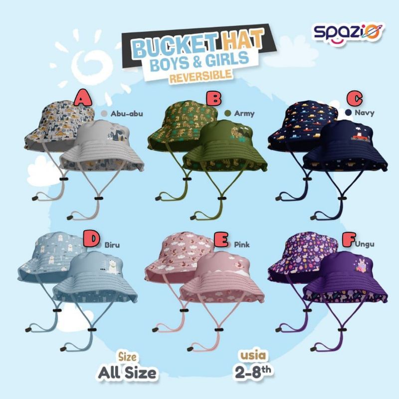 BUCKET HAT REVERSIBLE SPAZIO