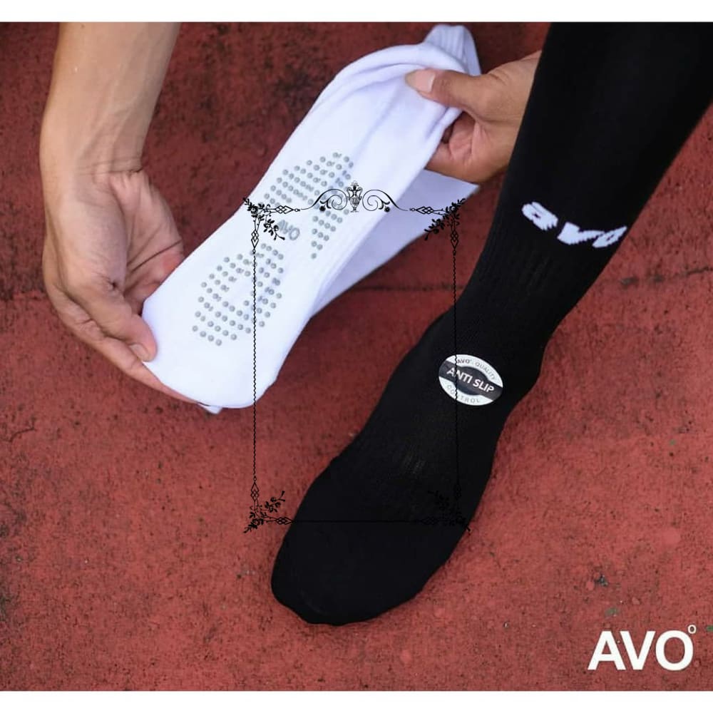 Terlaris Kaos Kaki Bola Panjang Anti Slip Avo Original Elegan