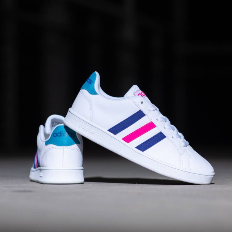 Adidas Grand Court &quot;White Navy Pink&quot;