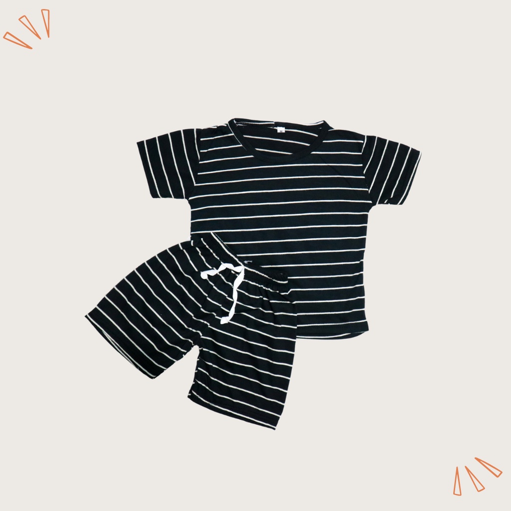 BabynKids - Setelan Anak Laki Laki / Setelan Salur Anak Unisex / Setelan Anak Perempuan / Setelan Harian Anak / Setelan Anak usia 0 - 5 tahun