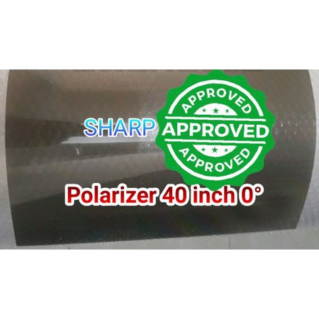 POLARIZER SHARP AQUOS 40 INCH bravia POLARIS LCD TV 40 INCH 0 DERAJAT UNTUK BAGIAN LUAR POLARISER TV