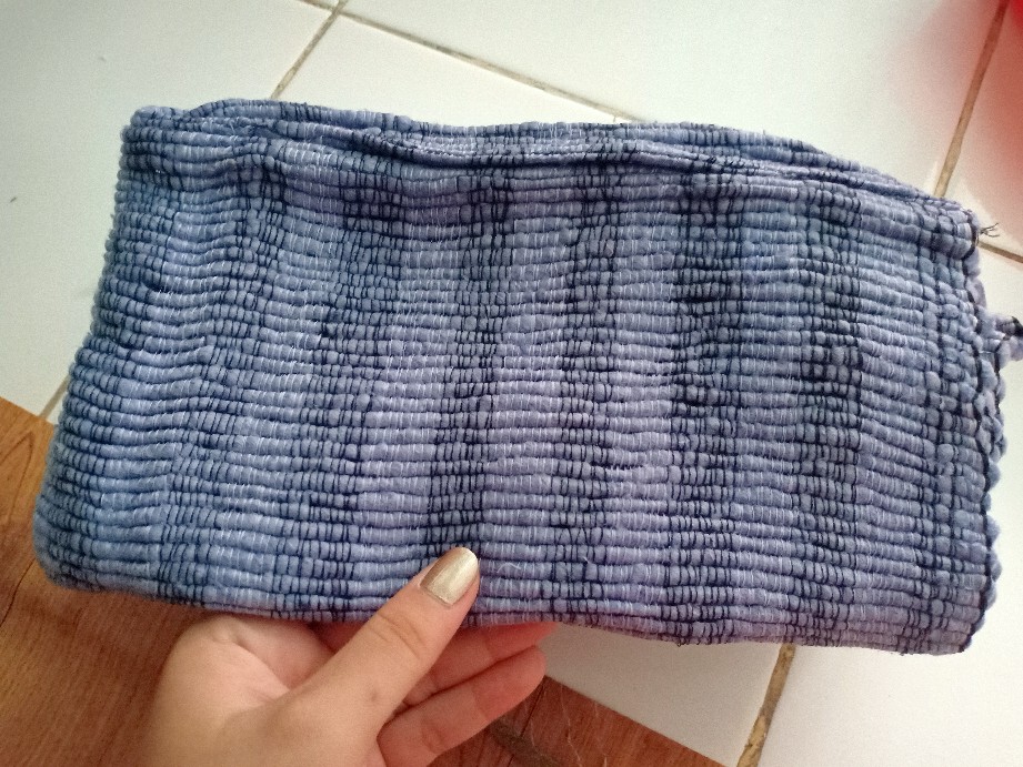 Kain Lap Katun Biru / Kain Pel Lantai Cotton Daya Serap Tinggi