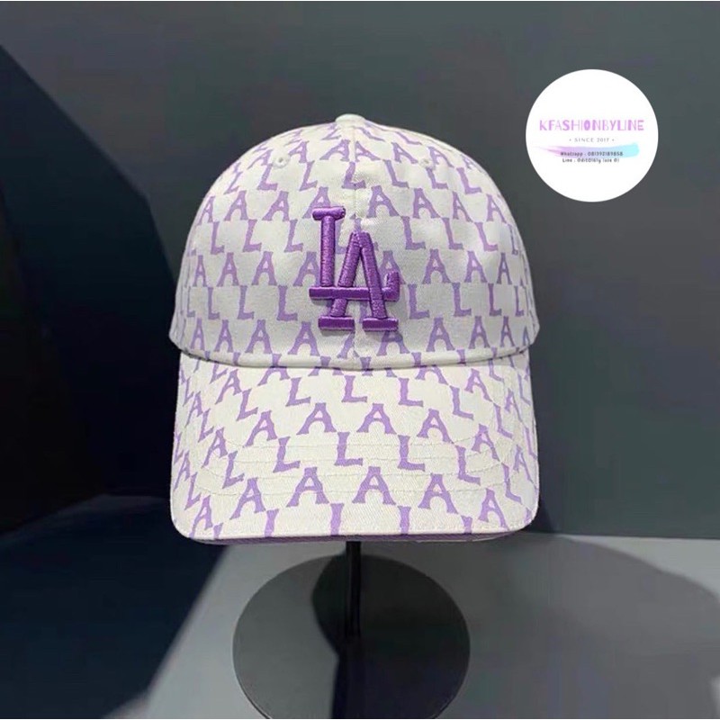 MLB Monogram Pastel Unstructured Ball Cap - Violet