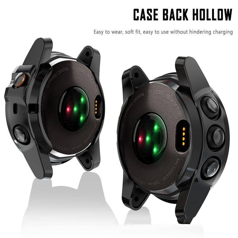 Case Pelindung Layar Smartwatch Bahan Silikon TPU Untuk Garmin Fenix 5 5X Series Fenix5 Fenix5X