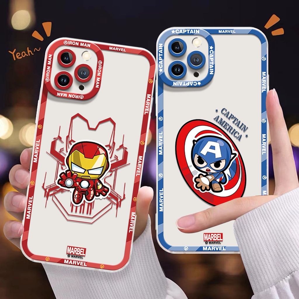 Soft Case Silikon TPU Transparan Untuk iPhone 14 13 12 Mini 11 Pro X XR XS Max SE 6 6S 7 8 Plus