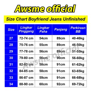 BOYFRIEND JEANS KEKINIAN HW JEANS / CELANA HIGHWAIST JEANS / HAIGH WAIST JEANS / HW MURAH PUTIH ...
