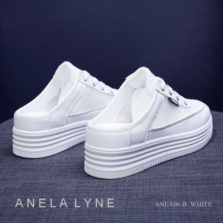 ANELA LYNE SEPATU MULES WEDGES DAMAH ANEA06-B ORIGINAL