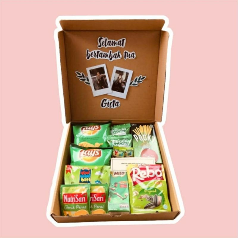 

SNACK BOX GIFT BOX KADO WISUDA KADO VALENTINE KADO SIDANG