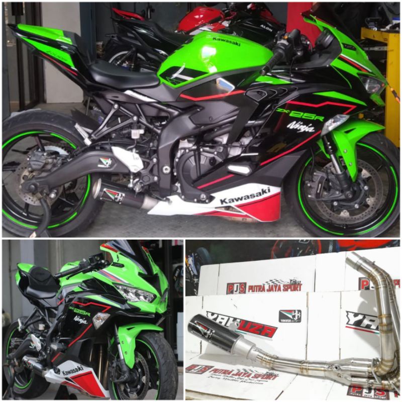 knalpot full system ninja zx25r yakuza er7