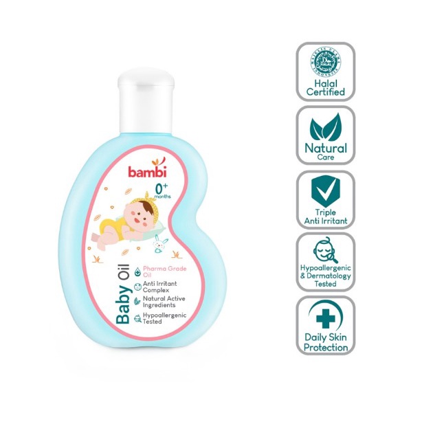 Bambi Baby Oil with Chamomile 100ml