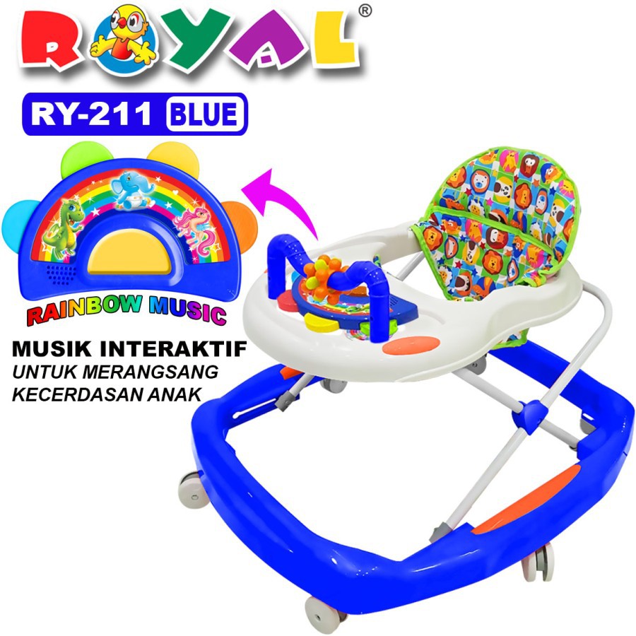 BABY WALKER APOLLO MAINAN BAYI ALAT BANTU JALAN BAYI ROYAL 211