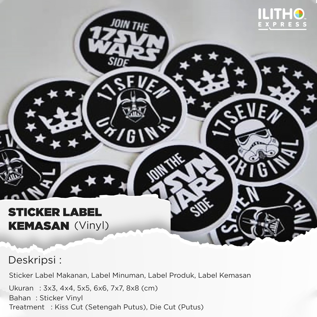 

sticker label kemasan VINYL