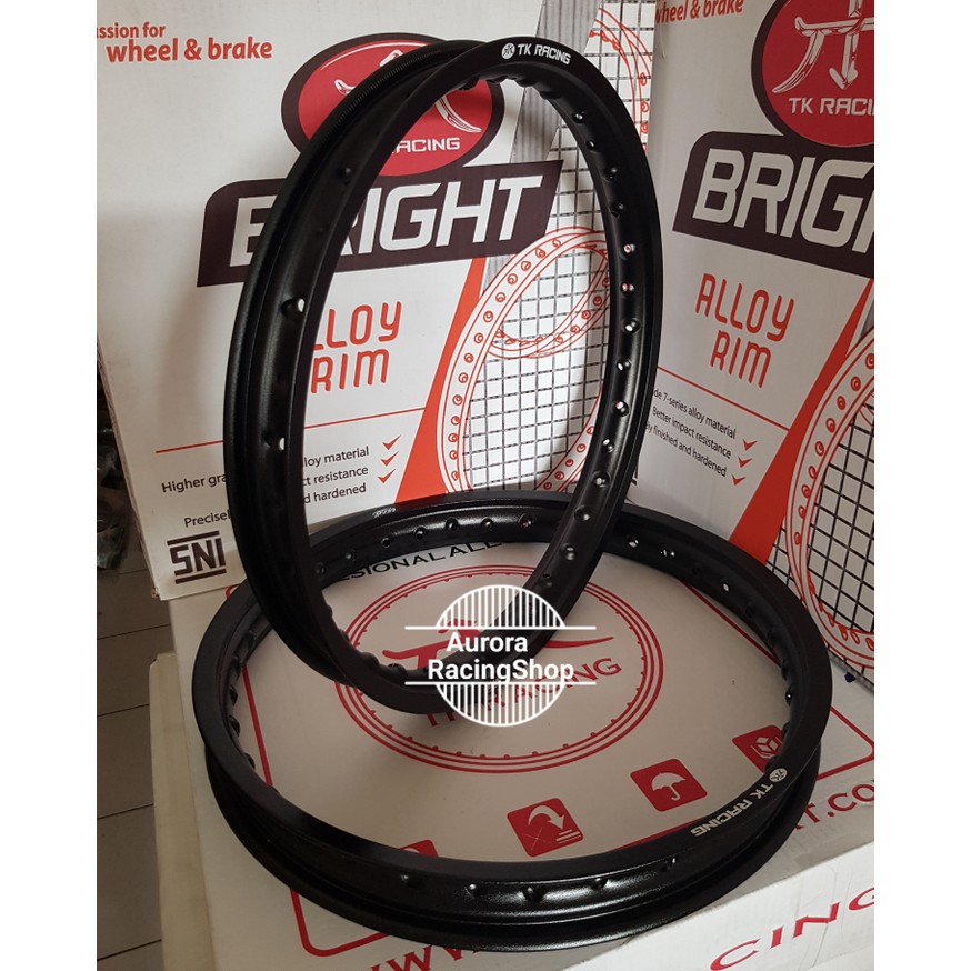 Q.W391 Velg TK Excel Set Ring 17 x 160 185 warna Black