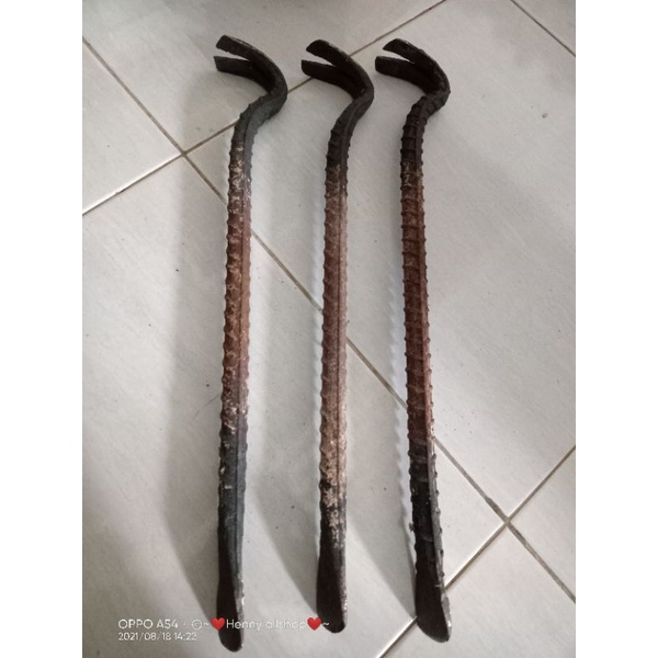 linggis catut leter S besi 19