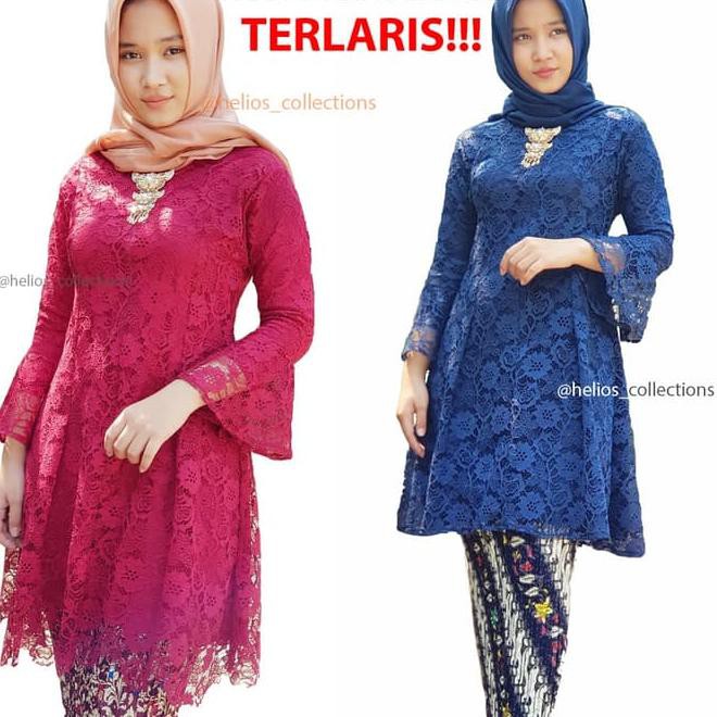 Depan Atasan Kebaya Kurung Modern 2019 2020 Kebaya Brukat Kebaya Wisuda Akhir